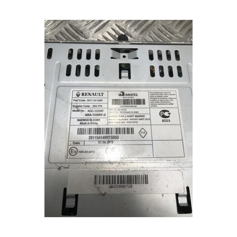 Autoradio RENAULT CLIO 4 PHASE 1 d’occasion