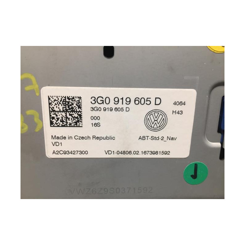 Ecran GPS VOLKSWAGEN GOLF 7 PHASE 1 d’occasion