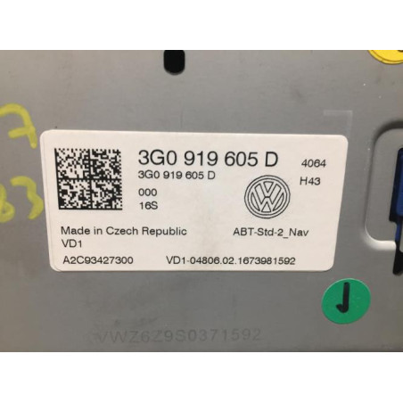 Ecran GPS VOLKSWAGEN GOLF 7 PHASE 1 d’occasion