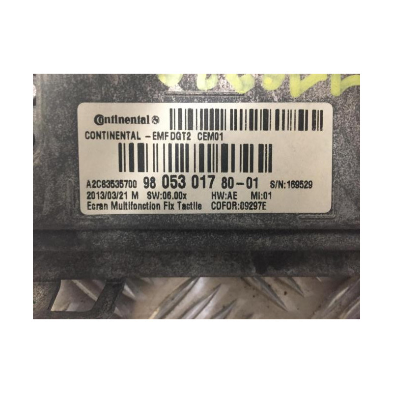 Ecran GPS PEUGEOT 2008 1 PHASE 1 d’occasion