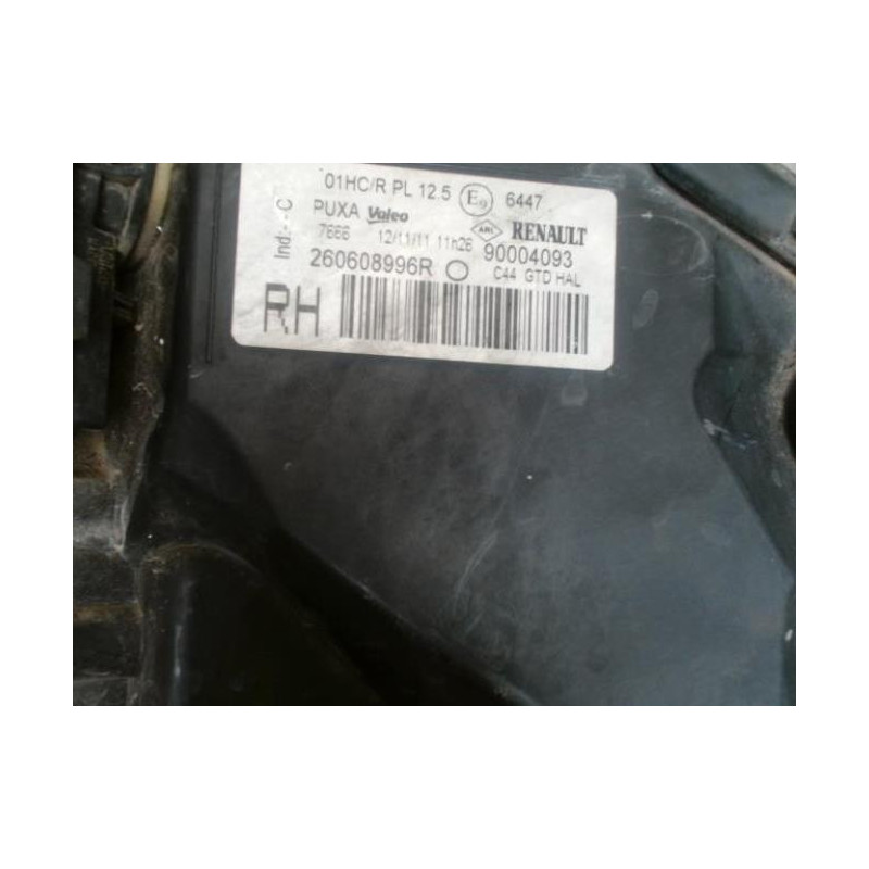Optique avant principal gauche (feux)(phare) RENAULT TWINGO 2 PHASE 2 d’occasion