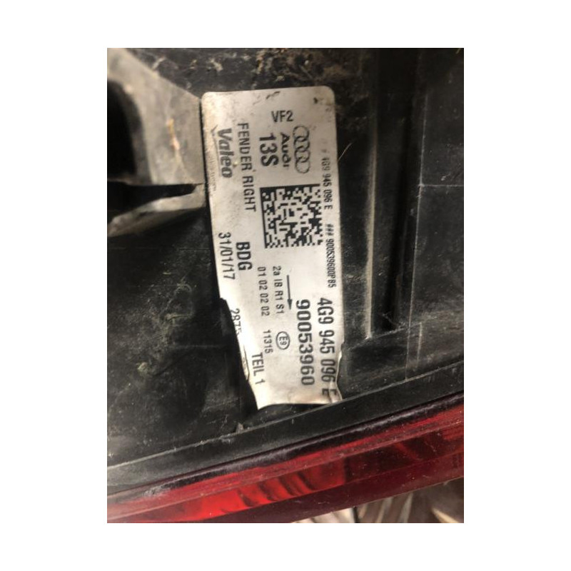 Feu arriere principal droit (feux) AUDI A6 4 AVANT PHASE 2 BREAK d’occasion