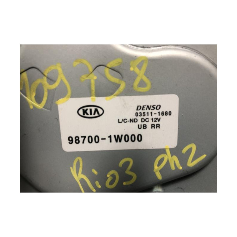 Moteur essuie glace arriere KIA RIO 3 PHASE 2 d’occasion
