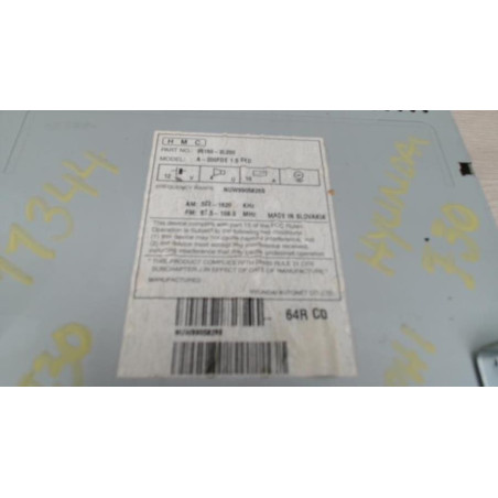 Autoradio HYUNDAI I 30 1 PHASE 1 d’occasion