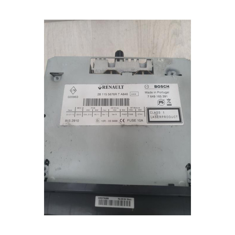 Autoradio d'origine RENAULT LAGUNA 3 PHASE 1 d’occasion