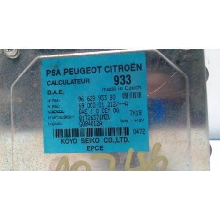 Calculateur PEUGEOT 407 PHASE 1 d’occasion