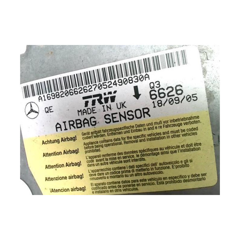 Boitier air bag MERCEDES CLASSE A 169 PHASE 1 d’occasion