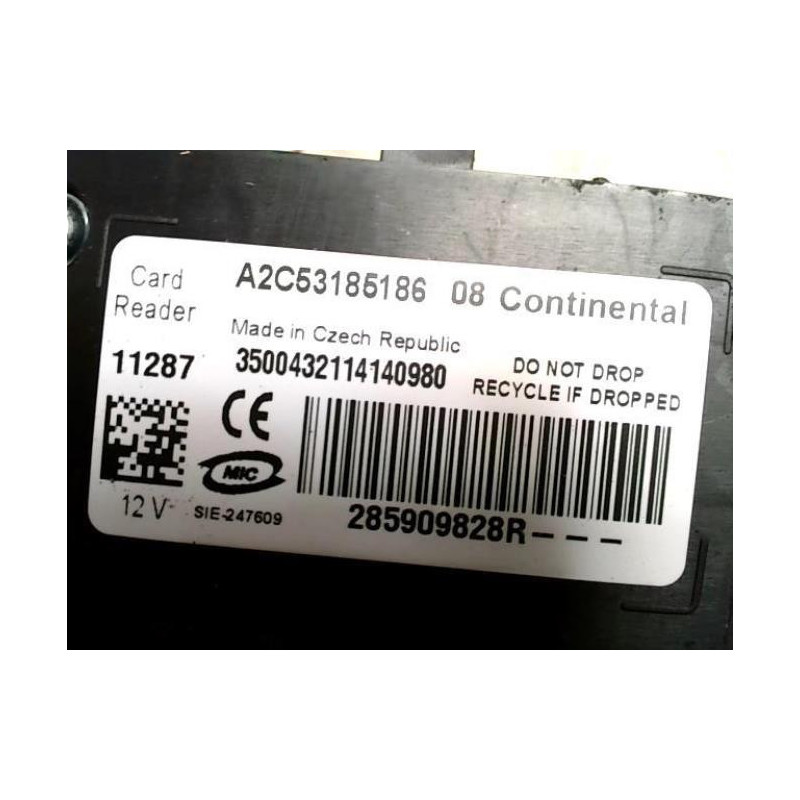 Lecteur de carte (neiman) RENAULT SCENIC 3 PHASE 1 d’occasion