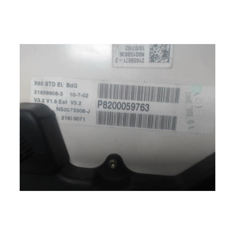 Compteur RENAULT CLIO 2 PHASE 2 d’occasion