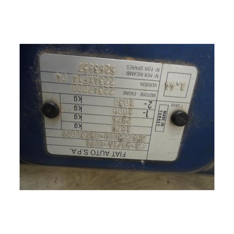 Armature avant, Masque avant FIAT DOBLO 1 d’occasion