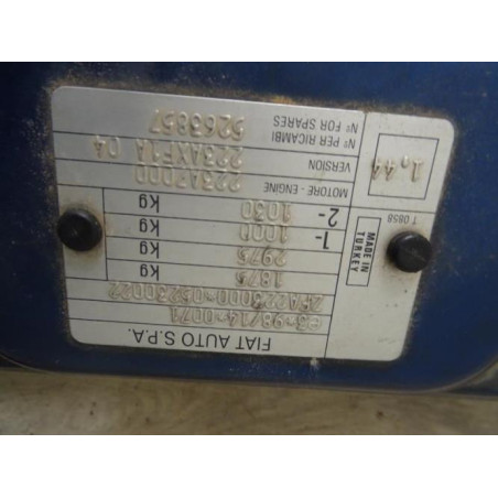Armature avant, Masque avant FIAT DOBLO 1 d’occasion
