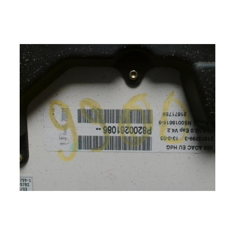 Compteur RENAULT CLIO 2 PHASE 2 d’occasion