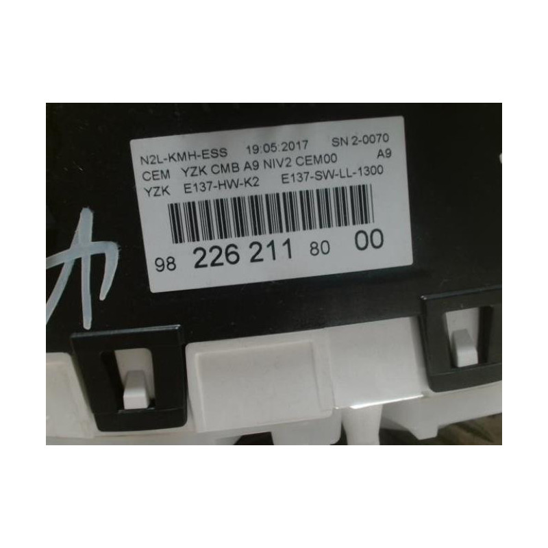 Compteur PEUGEOT 208 1 PHASE 2 d’occasion