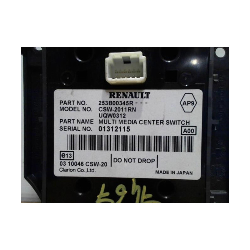 Commande GPS RENAULT MEGANE 3 PHASE 1 COUPE d’occasion