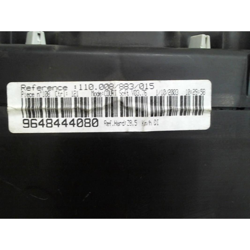 Compteur PEUGEOT 607 PHASE 1 d’occasion