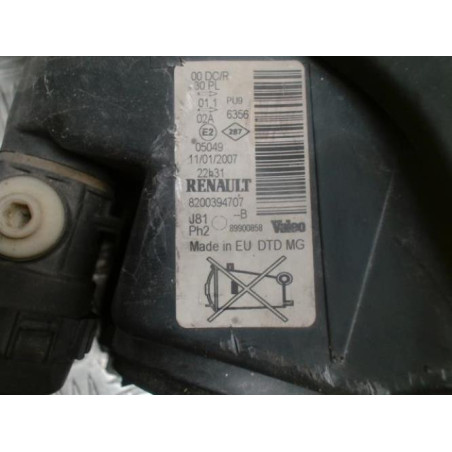 Optique avant principal droit (feux)(phare) RENAULT ESPACE 4 PHASE 2 d’occasion