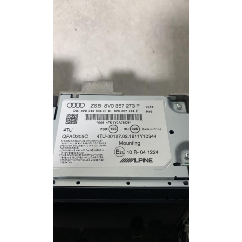 Ecran GPS AUDI A3 3 SPORTBACK PHASE 2 d’occasion