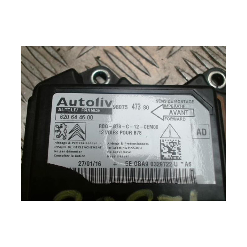 Boitier air bag CITROEN C4 PICASSO 2 PHASE 2 d’occasion