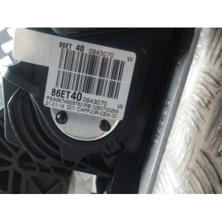 Potentiometre de pedale de gaz d'accelerateur CITROEN C4 PICASSO 2 PHASE 2 d’occasion