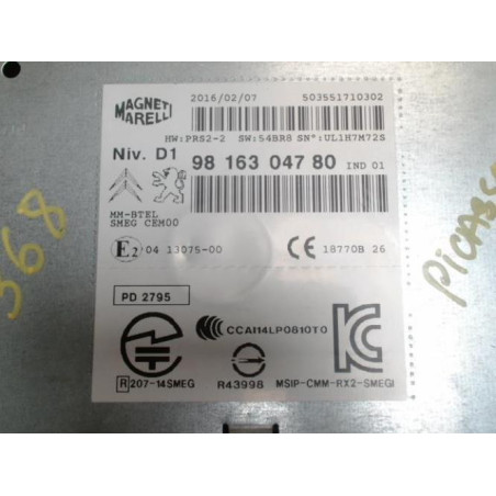 Chargeur CD CITROEN C4 PICASSO 2 PHASE 2 d’occasion