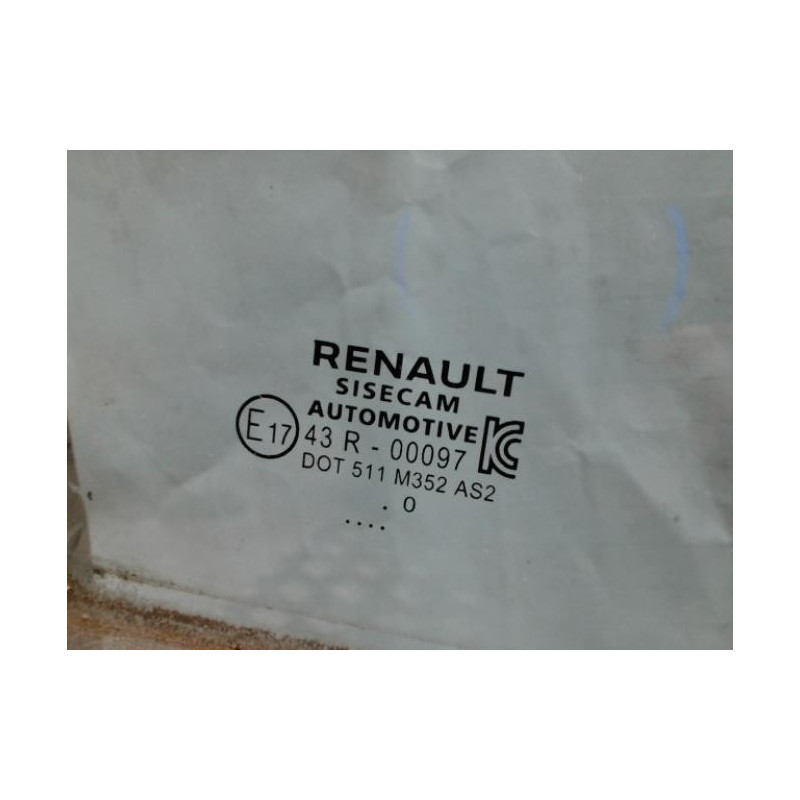 Vitre avant droit RENAULT CLIO 5 PHASE 1 d’occasion