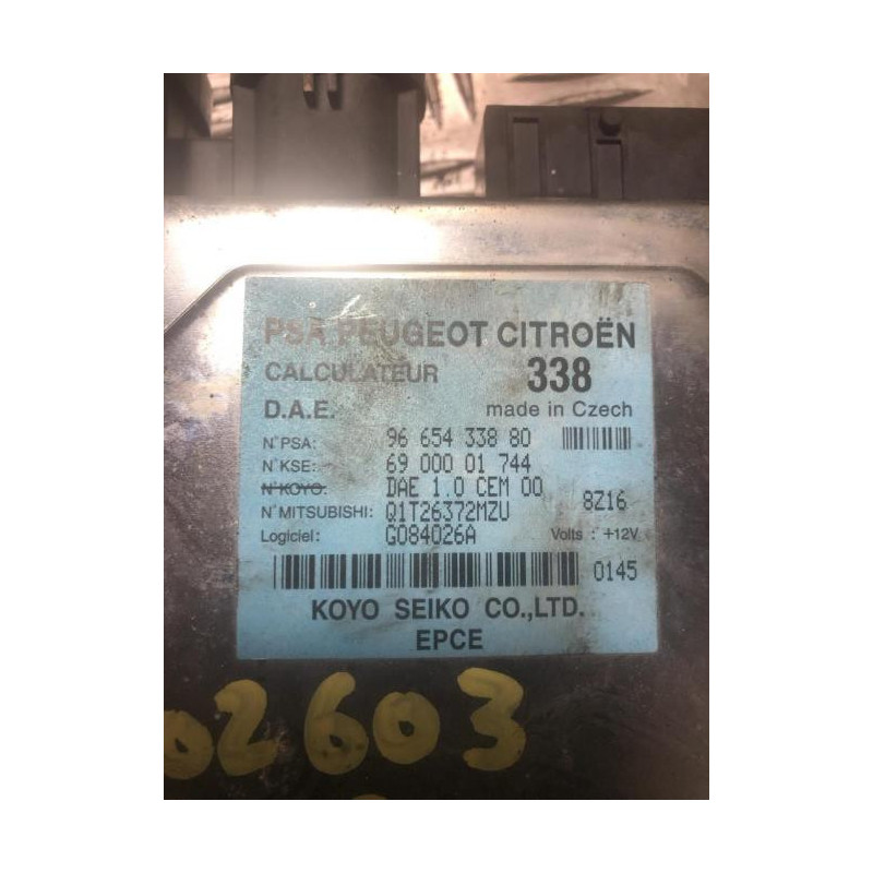 Calculateur direction assistee electrique CITROEN C2 PHASE 1 d’occasion