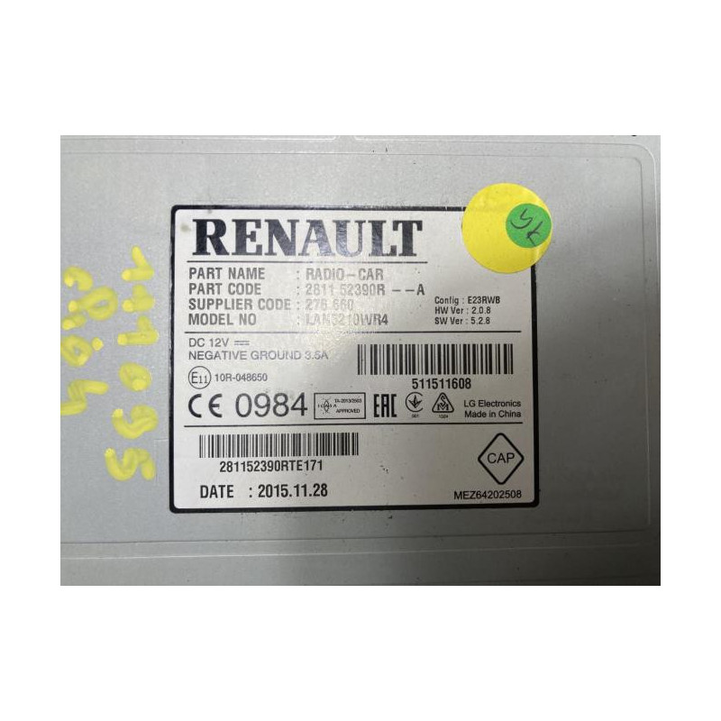 Ecran GPS RENAULT CLIO 4 PHASE 1 d’occasion