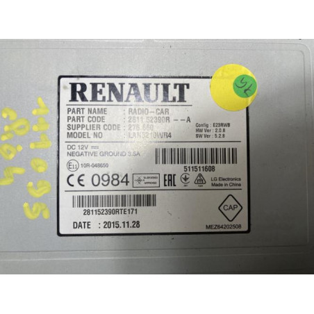 Ecran GPS RENAULT CLIO 4 PHASE 1 d’occasion