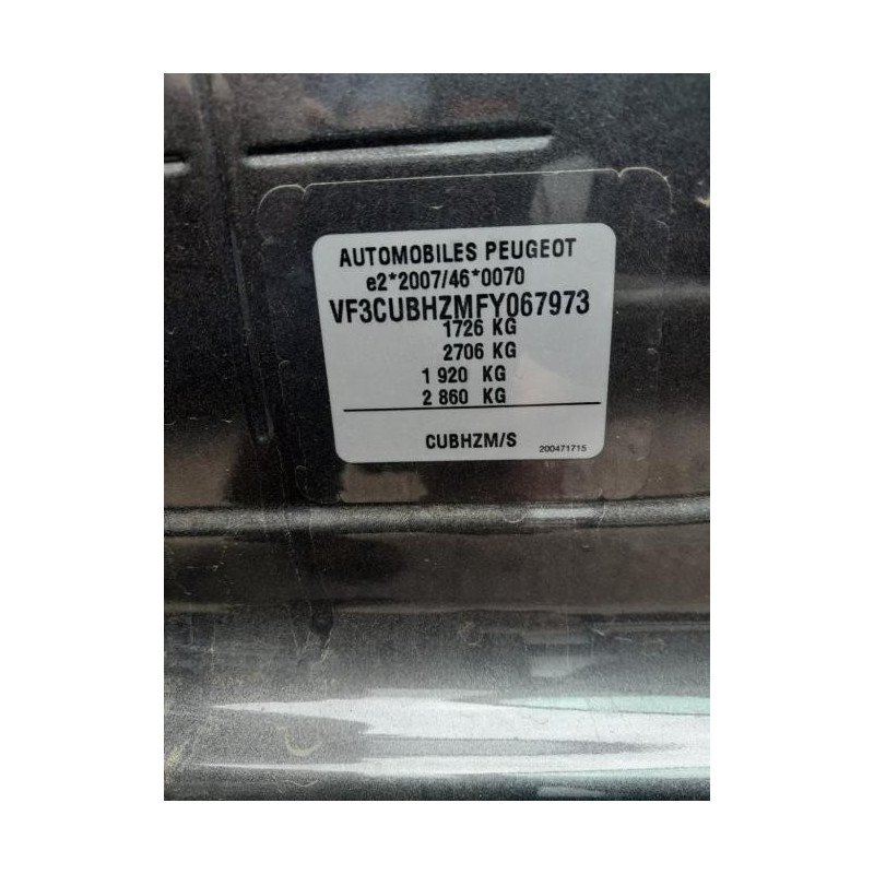 Boitier d'aide au stationnement PEUGEOT 2008 1 PHASE 1 d’occasion