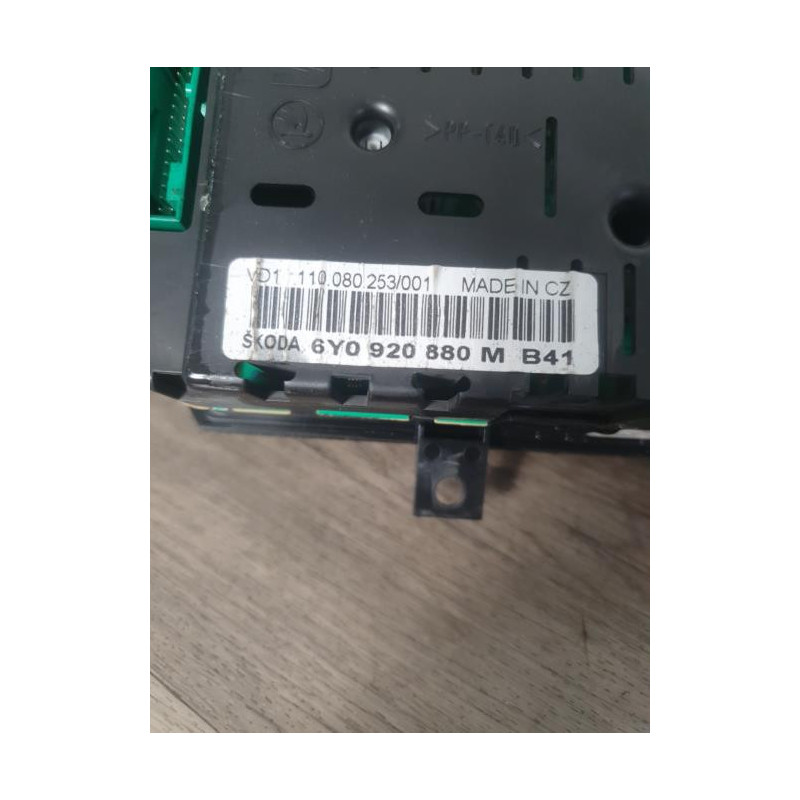 Compteur SKODA FABIA 1 PHASE 1 d’occasion