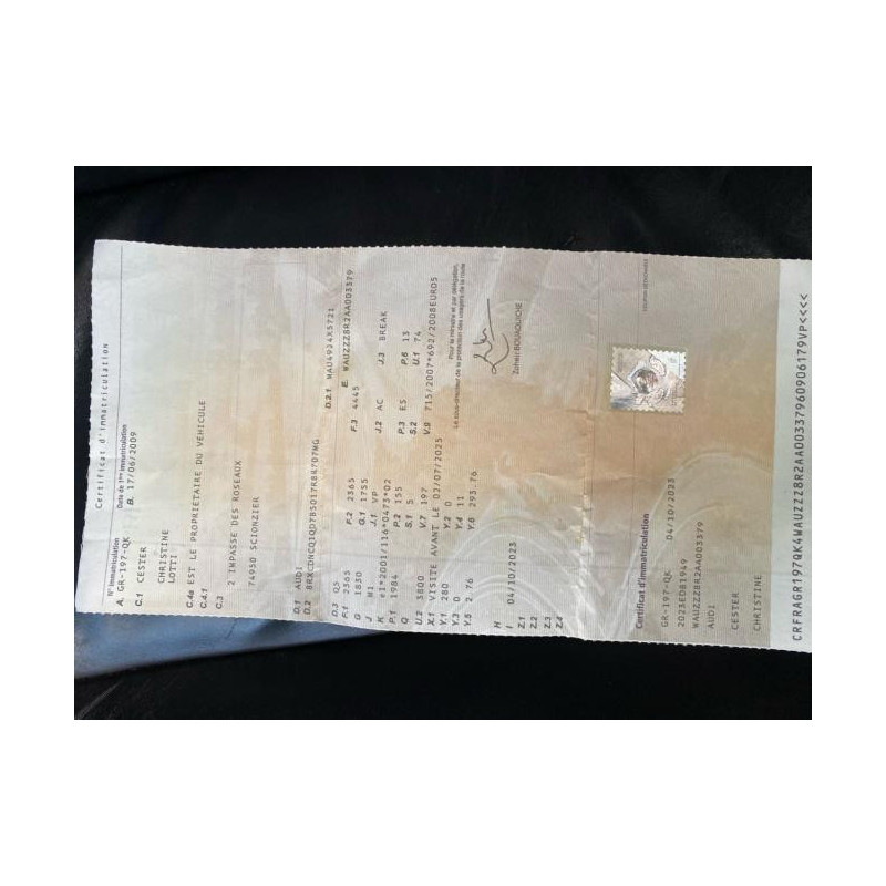 Cardan arriere droit (transmission) AUDI Q5 1 PHASE 1 d’occasion