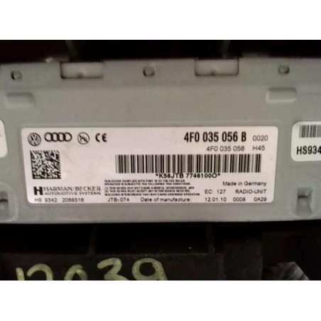 Autoradio d'origine AUDI A4 3 AVANT PHASE 1 BREAK d’occasion
