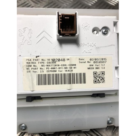 Compteur PEUGEOT 2008 1 PHASE 1 d’occasion