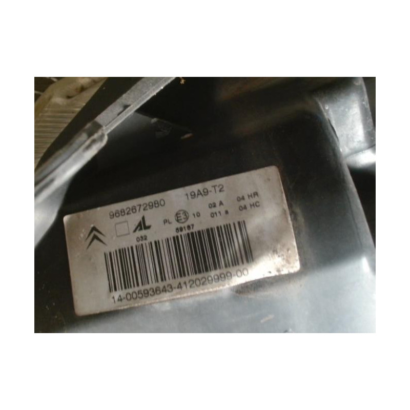 Optique avant principal droit (feux)(phare) CITROEN C3 1 PHASE 1 d’occasion