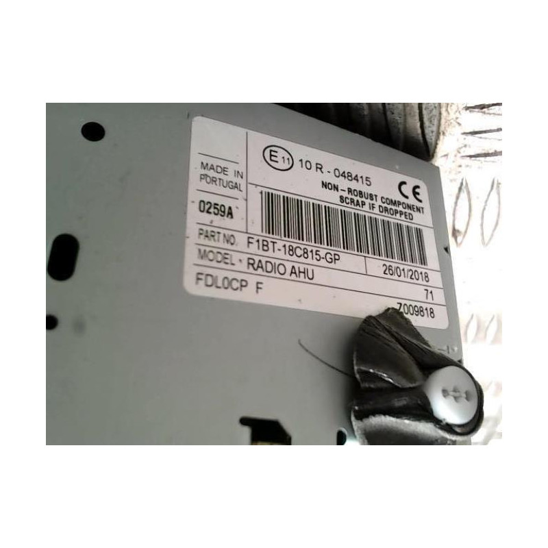 Autoradio d'origine FORD TRANSIT CONNECT 2 PHASE 1 d’occasion