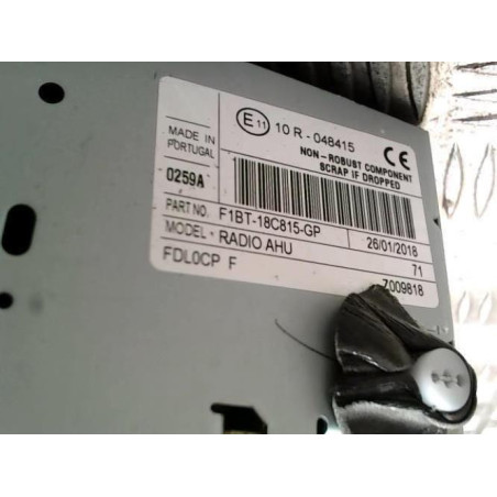 Autoradio d'origine FORD TRANSIT CONNECT 2 PHASE 1 d’occasion