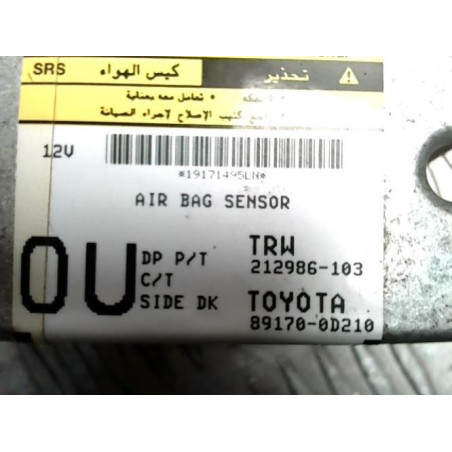 Boitier air bag TOYOTA YARIS 2 PHASE 1 d’occasion
