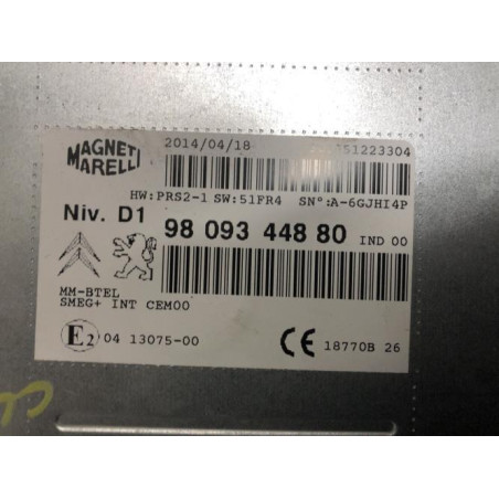 Autoradio d'origine CITROEN C4 PICASSO 2 PHASE 1 d’occasion