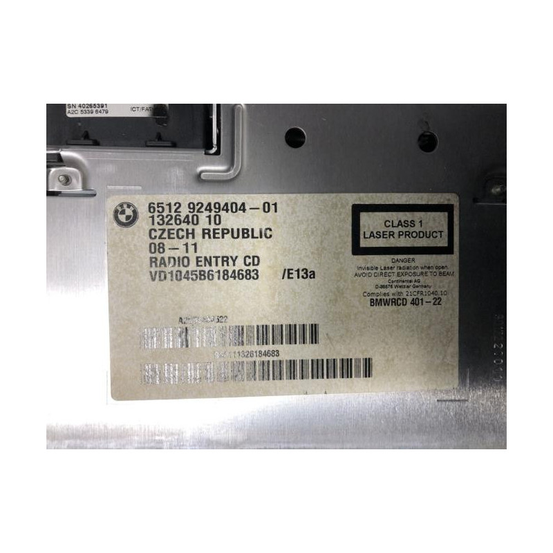 Autoradio d'origine BMW SERIE 1 E82 COUPE d’occasion