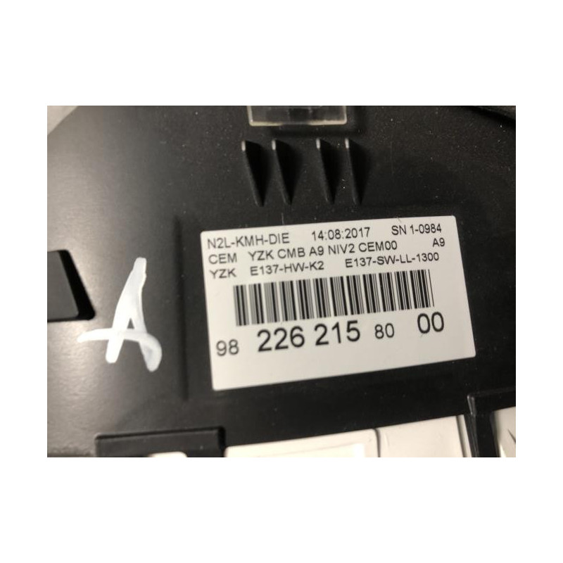 Compteur PEUGEOT 2008 1 PHASE 1 d’occasion