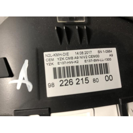 Compteur PEUGEOT 2008 1 PHASE 1 d’occasion