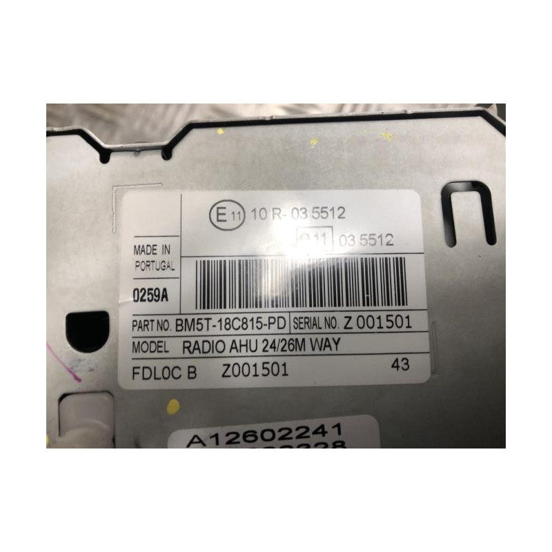 Autoradio d'origine FORD B-MAX d’occasion