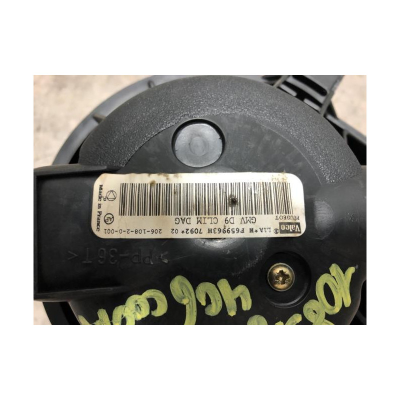 Ventilateur chauffage PEUGEOT 406 COUPE d’occasion