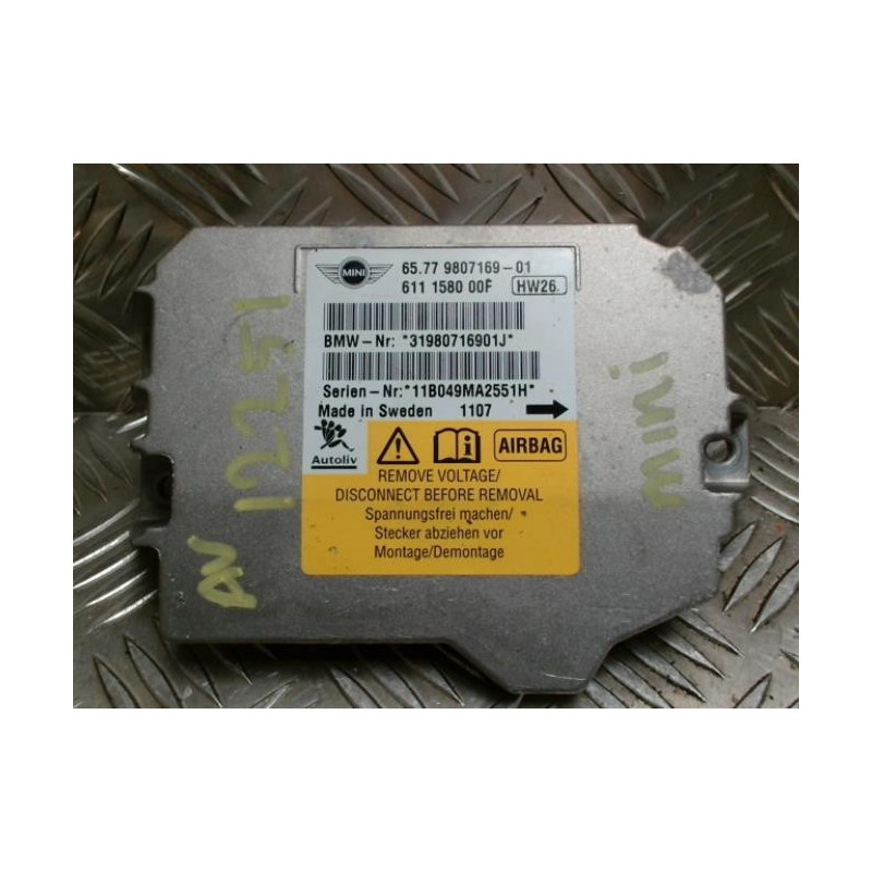 Boitier air bag MINI MINI 2 R60 COUNTRYMAN BREAK d’occasion