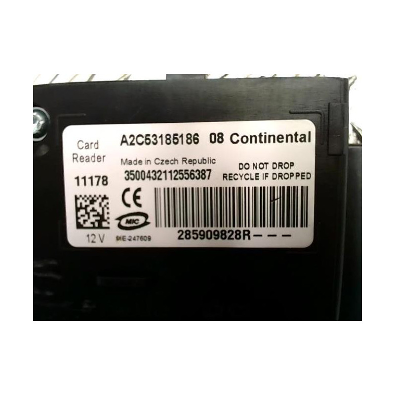 Lecteur de carte (neiman) RENAULT SCENIC 3 PHASE 1 d’occasion