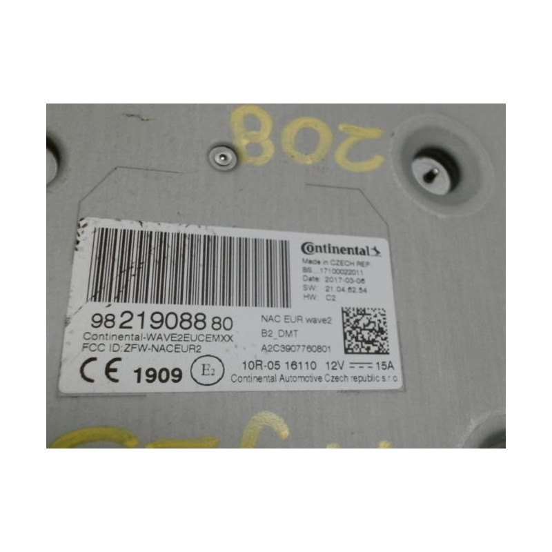 Chargeur CD PEUGEOT 208 1 PHASE 2 d’occasion