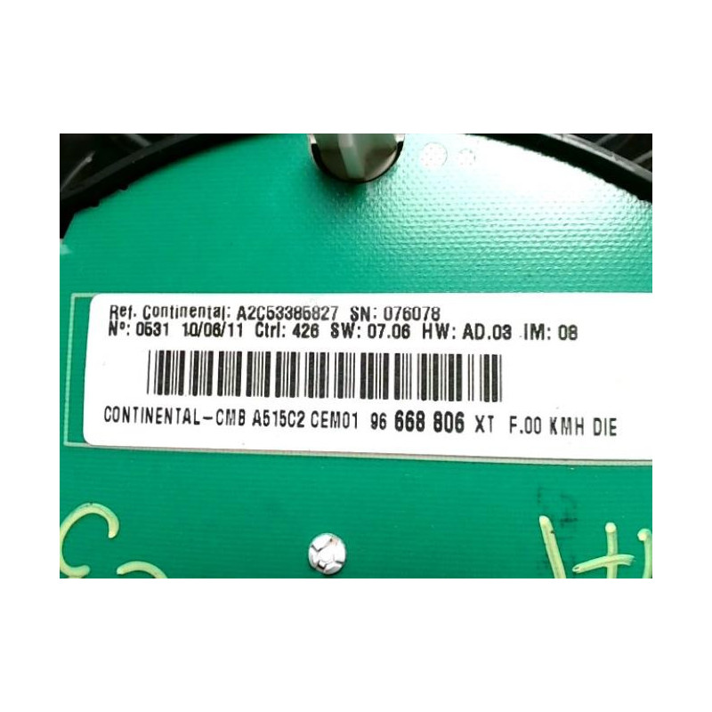 Compteur CITROEN C3 2 PHASE 1 d’occasion