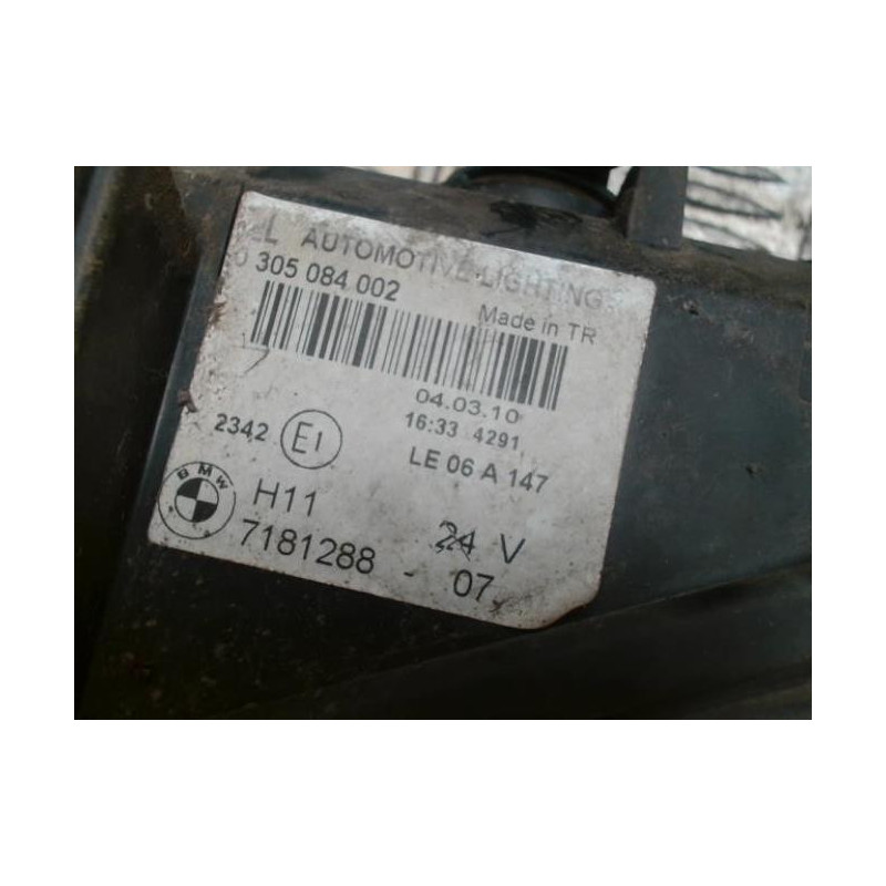 Anti brouillard droit (feux) BMW SERIE 1 E87 PHASE 1 d’occasion