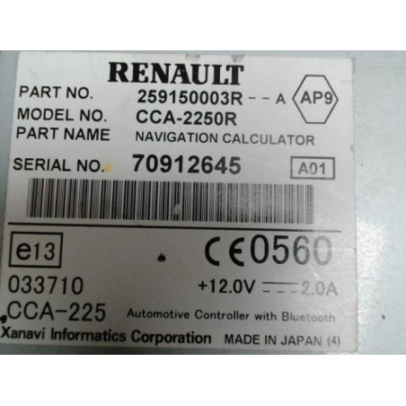 Chargeur CD RENAULT LAGUNA 3 PHASE 1 d’occasion