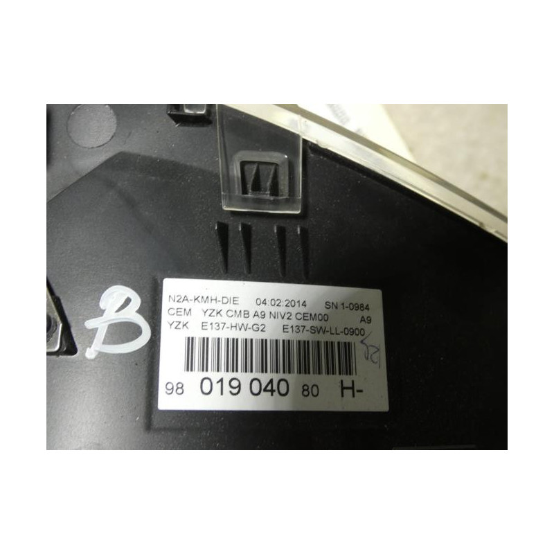 Compteur PEUGEOT 208 1 PHASE 1 d’occasion